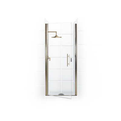 Paragon Series 30" x 65" Hinged Semi-Frameless Shower Door