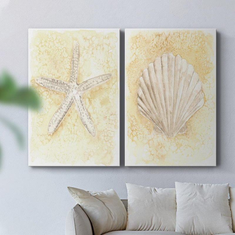 Toile tendue Salty Seashell I-Premium Gallery - prête à être accrochée