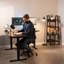 Chaise ergonomique pivotante VIVO, tabouret réglable pour la maison et le bureau