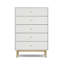 Bartko 80 cm W Chest of 5 Drawers-758769243