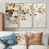 Toile naturelle avec cadre flottant