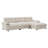 Sectional Sofa, L-Shape with Multifunctional Armrest-1254268954