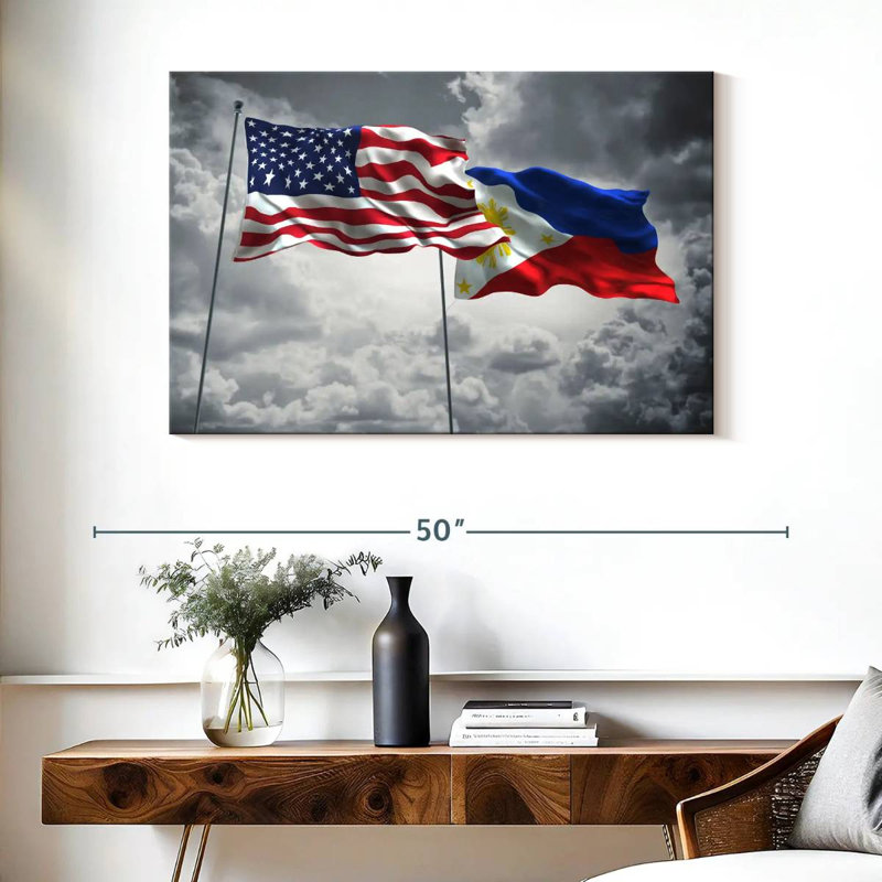 Borges USA And Philippine Borges, 26" H x 39" W