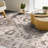 Non-Slip Machine Washable Oriental Brown/Beige Area Rug-848401318