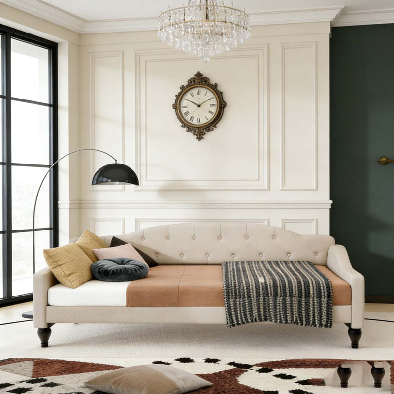 Upholstered Tufted Daybed