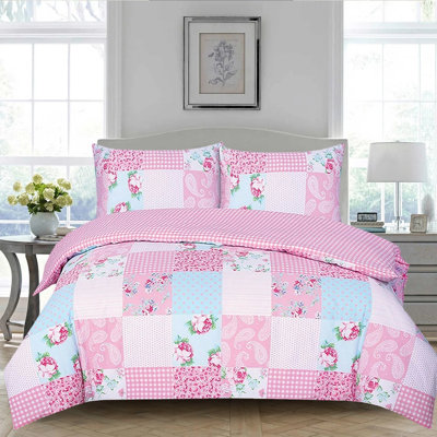 Cotton Duvet Cover Set with Pillowcases Included
