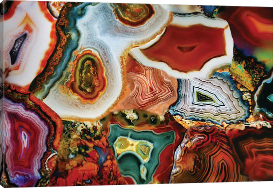 «The Earth for The All-Pervading Skies», impression, H 26 po x l 40 po x P 1,5 po, Toile