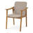 Honolulu Wicker Premium All-Weather Wicker Outdoor Dining Armchair
