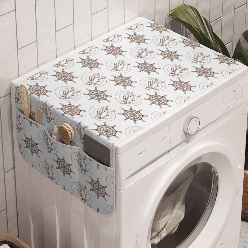 Machine à laver East Urban Home Ocean Life, paquet de 2, 47 po x 18,5 po