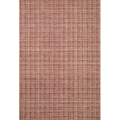 Polly Checkered Berry/Natural Area Rug