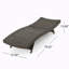 Chaise longue d'extérieur en osier Dhrithi-713571344