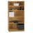 Doyno Tall 5 Shelf Bookcase, Storage and Display Bookshelf for Home Office and Living Room-1497108294