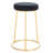 Saroun Upholstered Counter Stool with Metal Frame-954301520