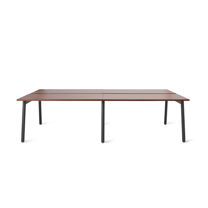 Bureau double Series A pour 4, H 29 po x L 94 po x l 56 po, Blanc