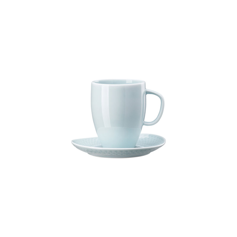 Junto Handmade Porcelain Coffee Mug, Opal Green
