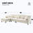 L-shaped Reversible Couch Set with Free Pillows-413811332