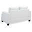 Causeuse charmante et transitionnelle blanche-473416926