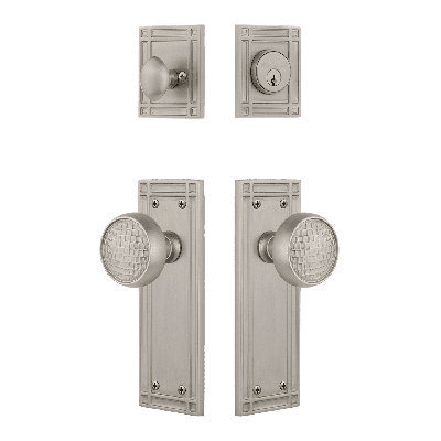 Nostalgic Warehouse Mission Entry Set with Craftsman Knob