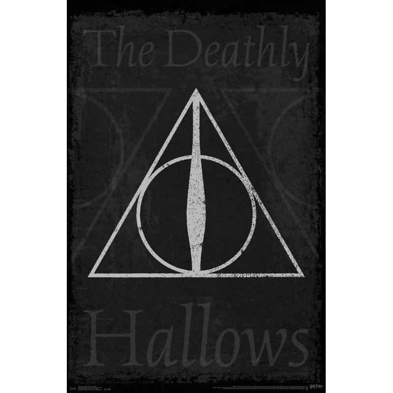 Impression sur papier hallows harry potter-deathly