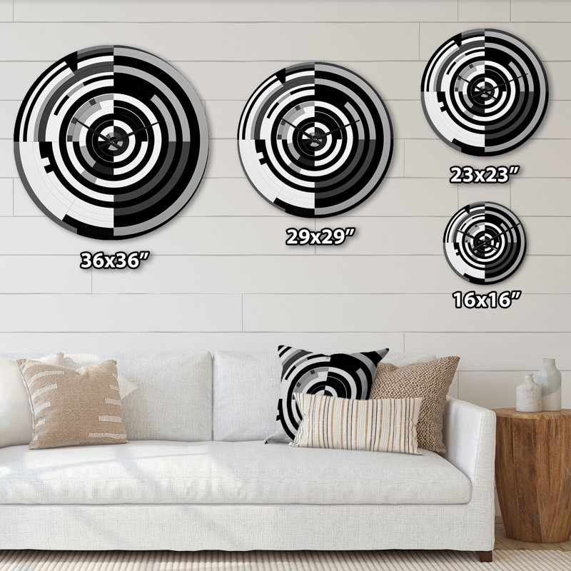 Horloge murale Bauhaus, Grand