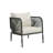Acklin 4 Piece Aluminum & Wicker Sofa Seating Group with Cushions & Sunbrella Pillows-90655154