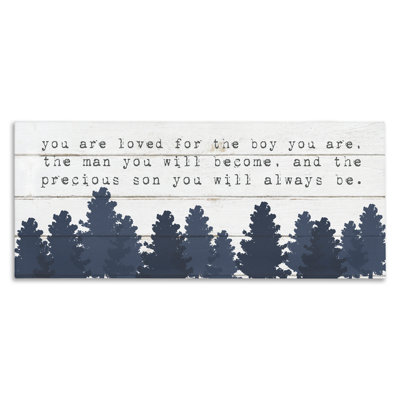 Décoration murale Yelton You Are Lived for the Precious Son You Are Forest Kids