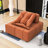 Modular Sectional Single Sofa, Armless Chair with Removable Back Cushion
