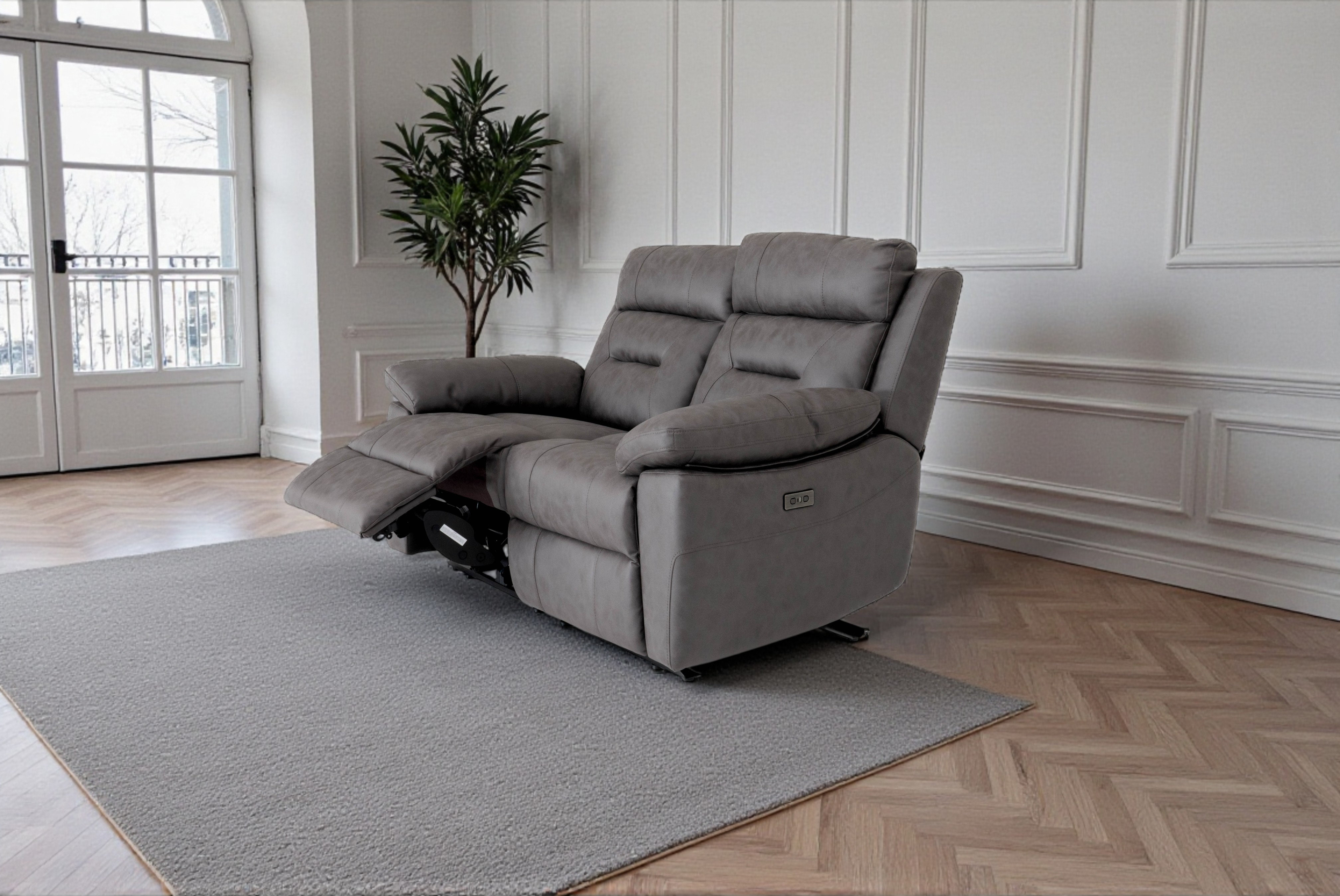17 Stories Lucca 2 Seater Power Recliner | Wayfair.co.uk