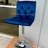 Swivel Upholstered Velvet Adjustable Height Counter Stool with Stainless Steel Frame
