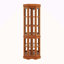 Vitrine de coin avec 5 tablettes et système d'éclairage (ampoule E26 non incluse)-121296954