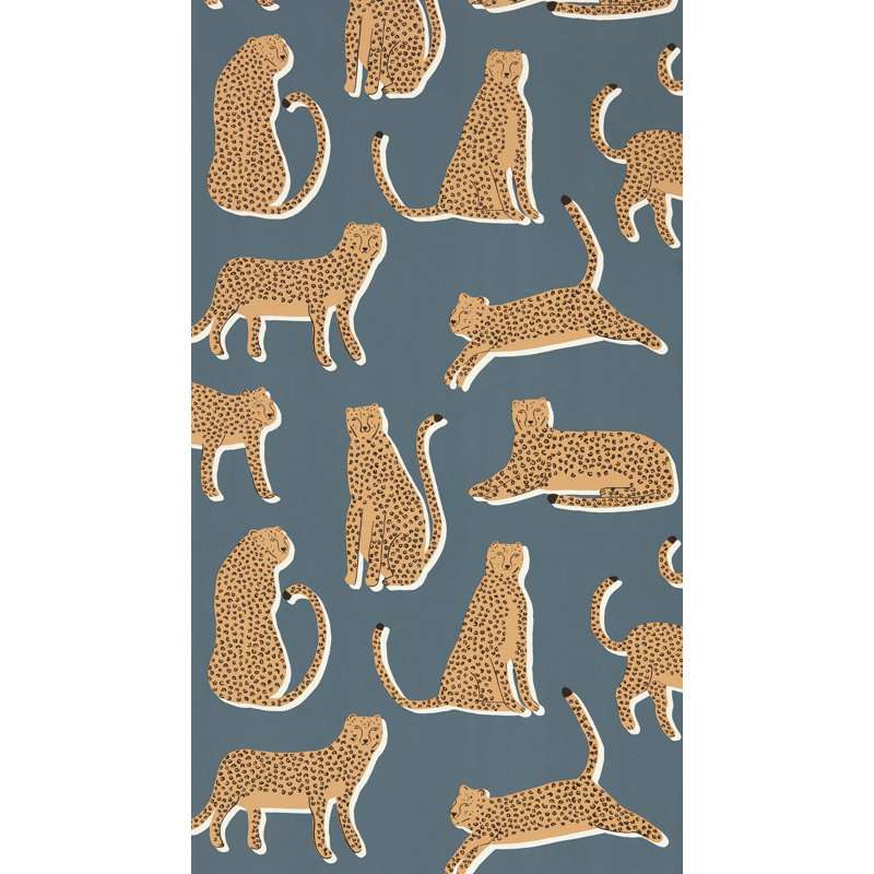 10.05m x 52cm Matte Wallpaper Roll, Denim