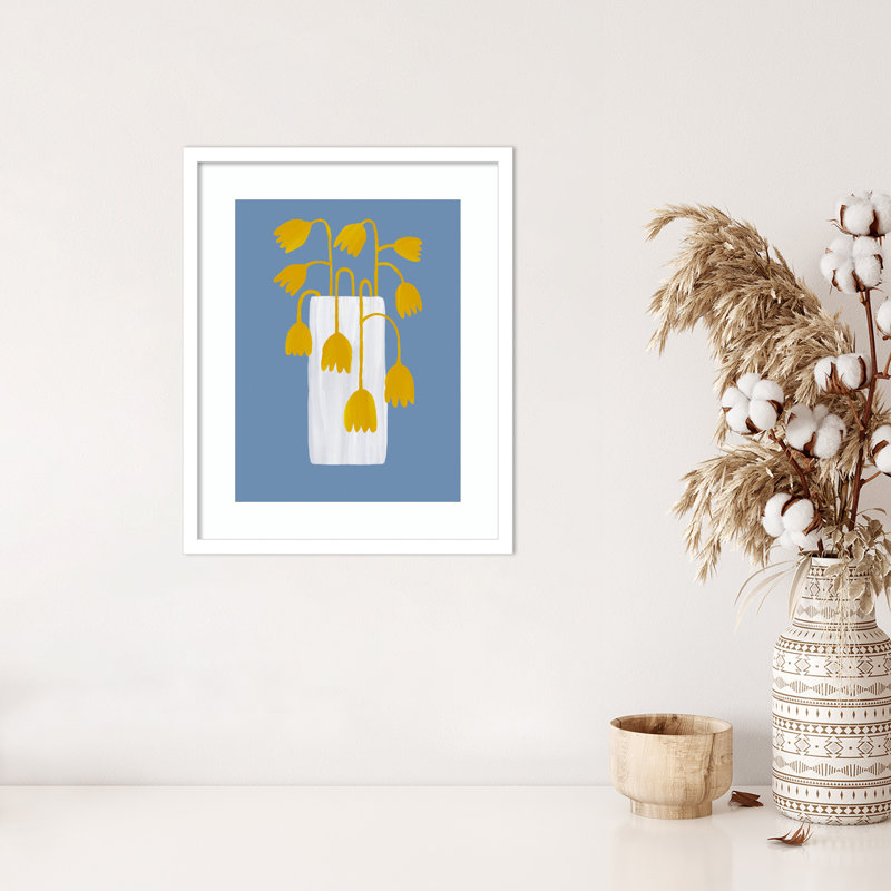 Vase rétro par Orara Studio, Blanc, H 21 po x l 17 po x P 1 po