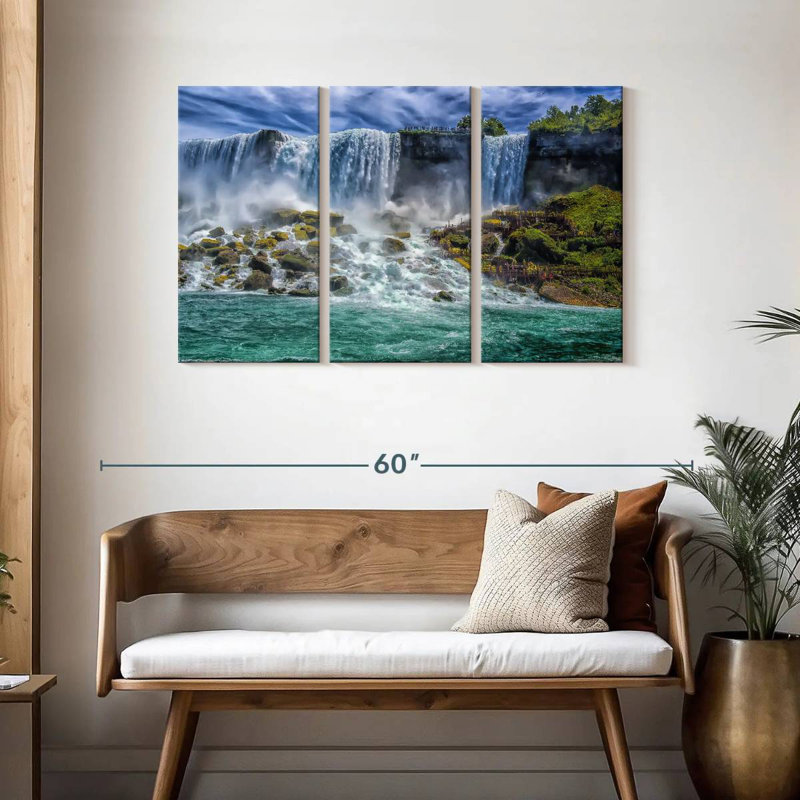Alvord Niagara Falls Stream, 28" H x 45" W