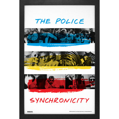 The Police - Synchronicity 11 x 17, reproduction encadrée