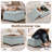 29.5’’ Wide Upholstered Tufted Square Storage Ottoman-1885329592