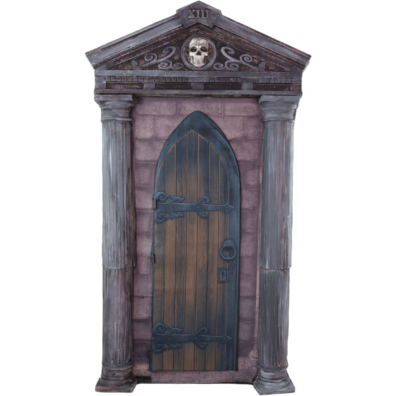 Tombstones Haunted Hill Farm 6,7 pi. Mausolée animé d'Halloween par Tekky