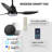 42" Smart Ceiling Fan with Lights Remote,Silent DC Motor,Voice Control via Alexa Google WIFI Phone,6-Speed,Outdoor Indoor Modern  Ceiling Fans for Living Room Bedroom Patio