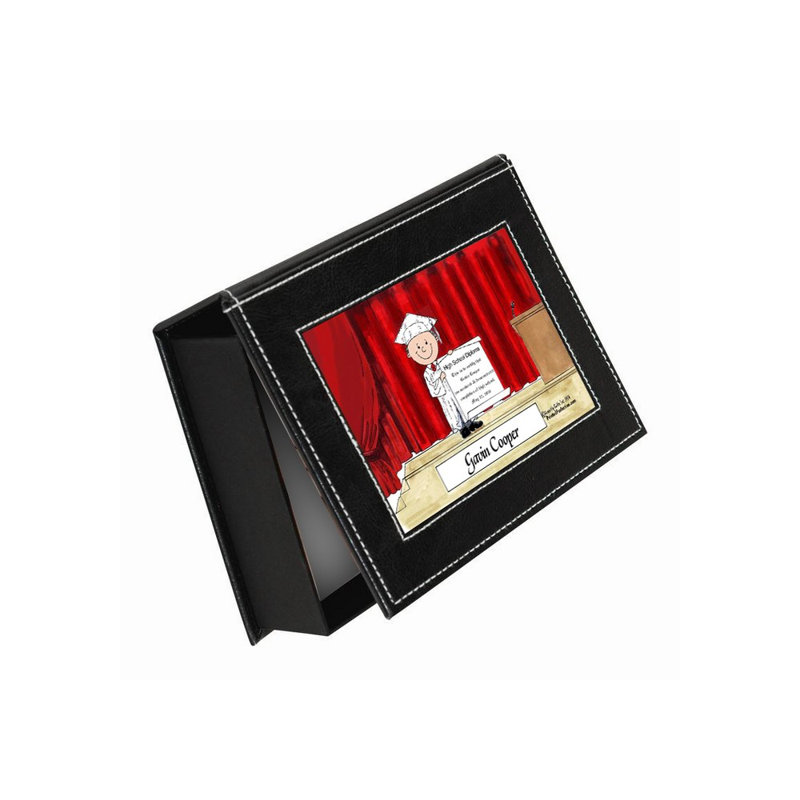 Faux Leather Memory Box