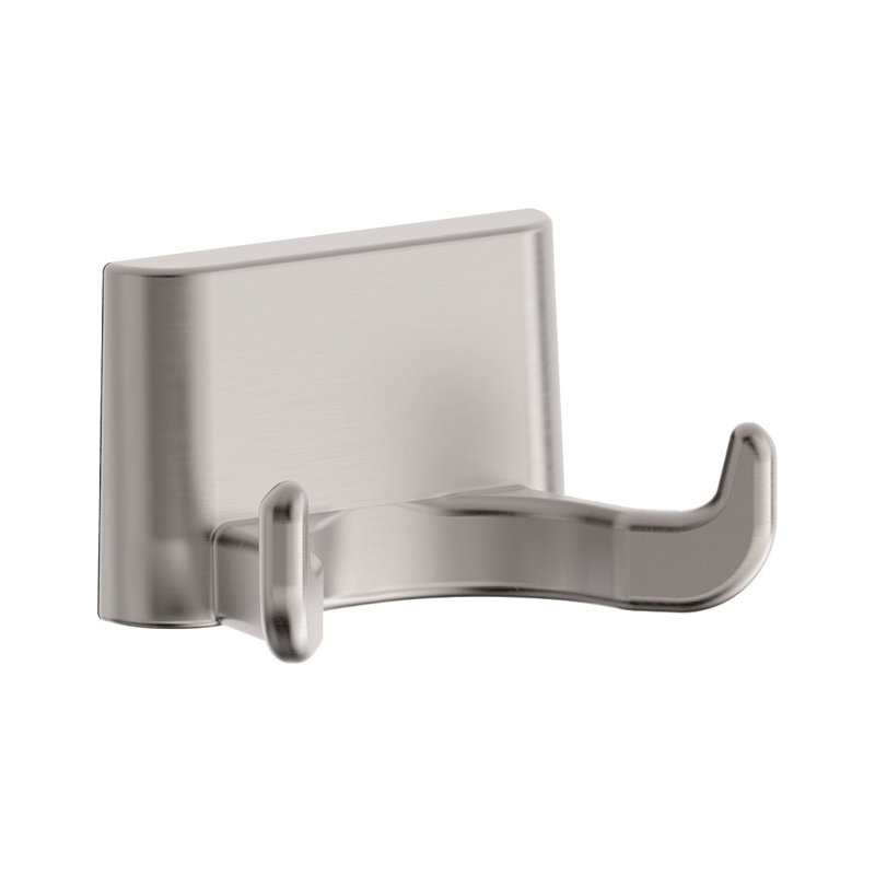 Patère double TAYMOR E78021D348E8428886773E17D1ED12E2 Sunglow, nickel satiné