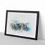 Cabo San Lucas Skyline in Mexico in Abstract - Picture Frame Graphic Art Print-55680701-55680696