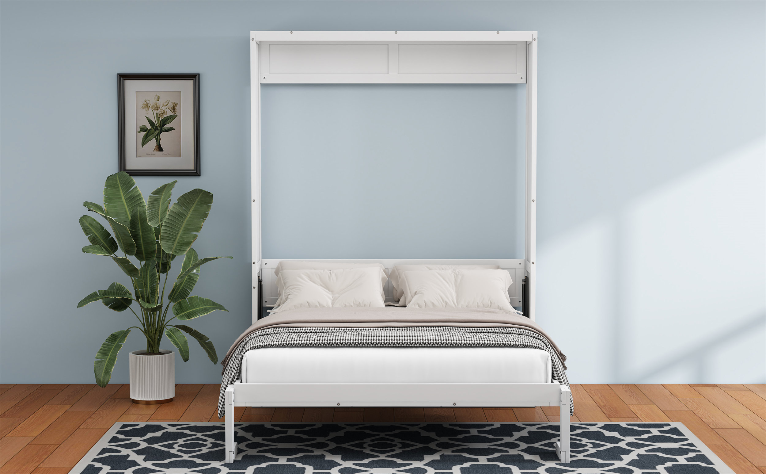 Latitude Run® Nirosha Solid Wood Murphy Bed | Wayfair