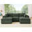 Princescy Corduroy Modular Sectional-1356227932