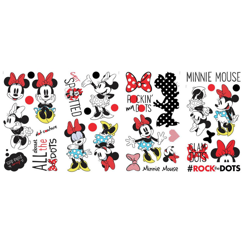 Adhésif décoratif "minnie rocks"