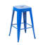 24 tabourets de bar en métal sans dossier de 24 po de hauteur, sans dossier, peu encombrants, assemblage rapide, pour la cuisine, imperméables, faciles à assembler,