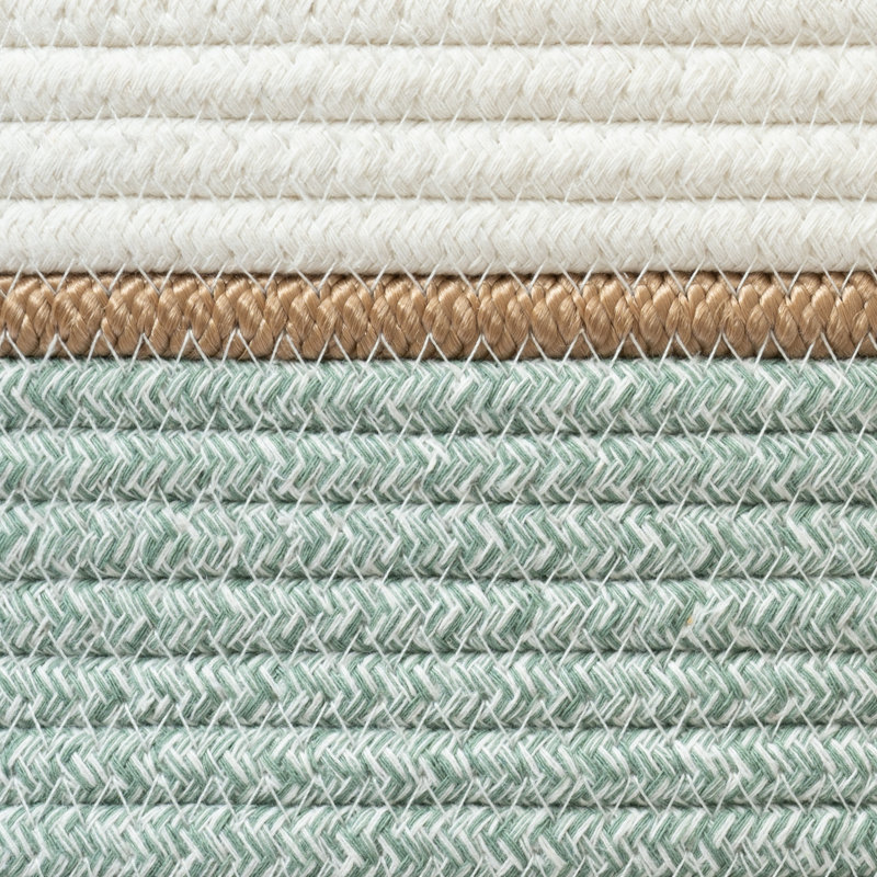 Paniers de rangement en corde tissée - grand organisateur en coton, panier pour couverture de bébé, panier à linge pour chambre d'enfant