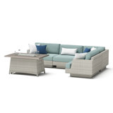 Portofino Comfort Outdoor 5 - Piece Conversation Set