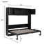 Grand lit escamotable avec armoires de rangement, noir-85068157-97826713