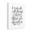 Christ Who Strengthens Me Philippians 4:13 - Wrapped Canvas Print-83623292