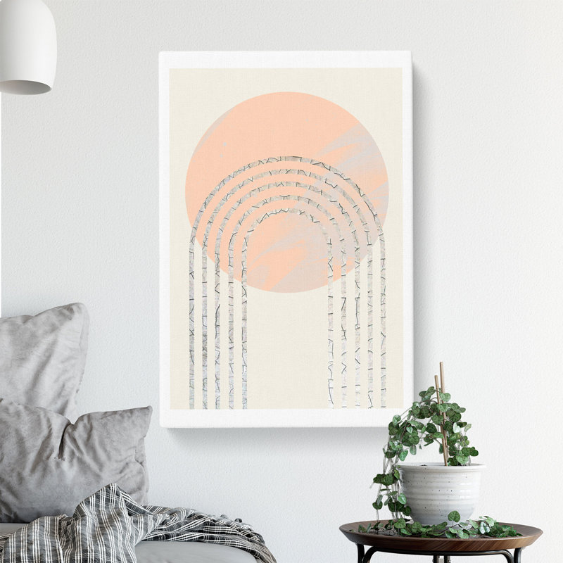 Cracked Moon - Wrapped Canvas, 76cm H x 50cm W x 3cm D