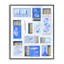 Giclée encadrée bleue, encadrée par Ziwei Li-1691146099-1691146097